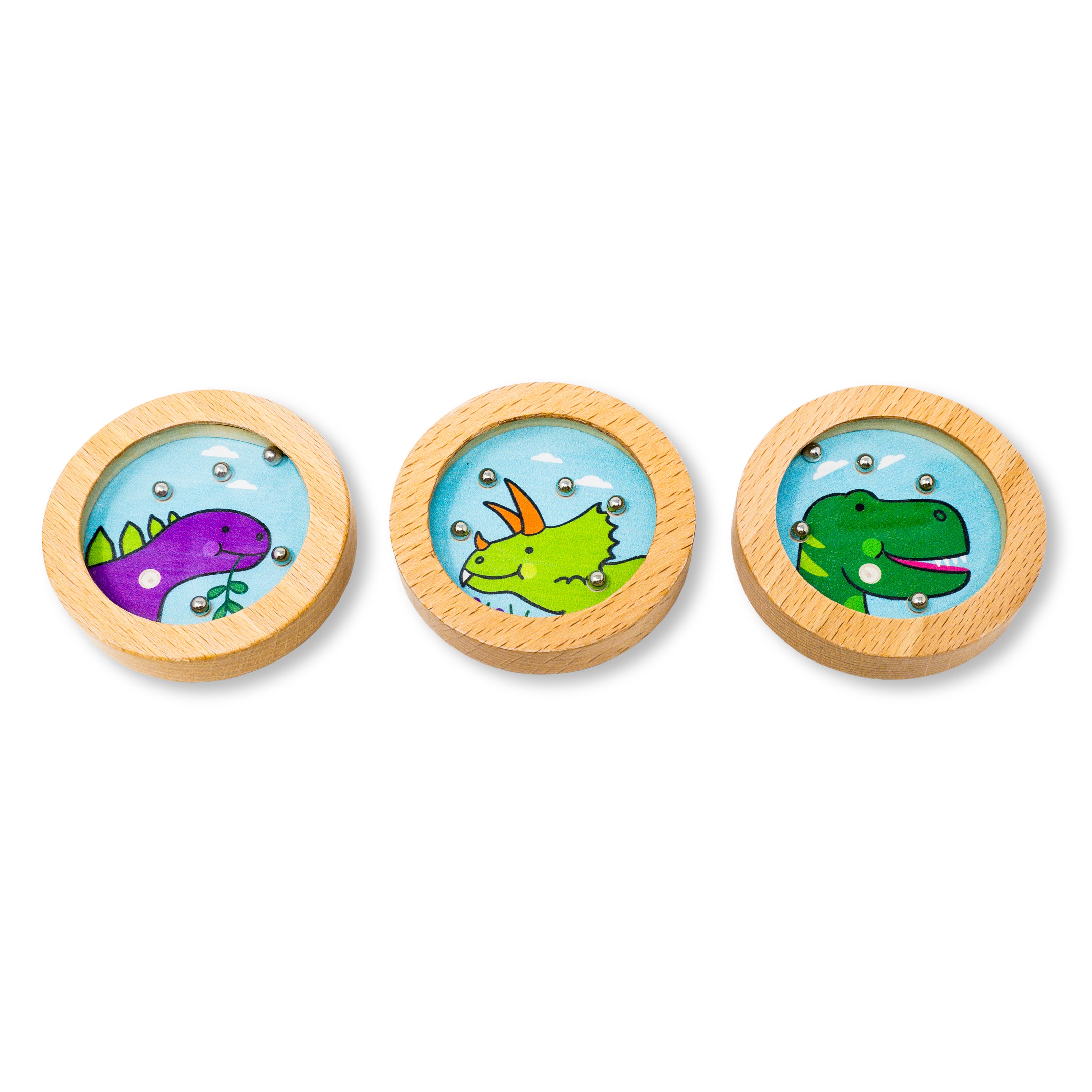 Wooden Puzzlers: Dinosaurs set of 3
