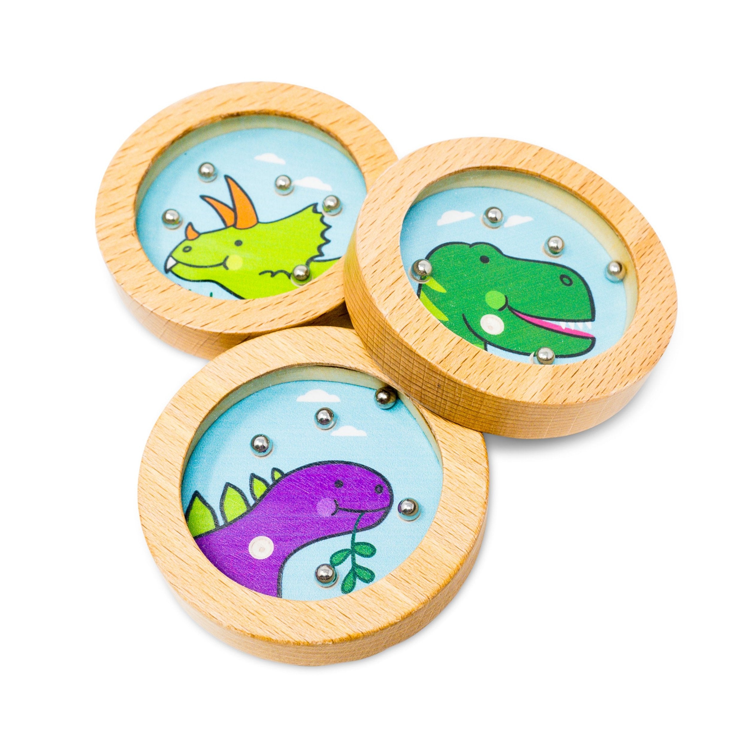 Wooden Puzzlers: Dinosaurs set of 3