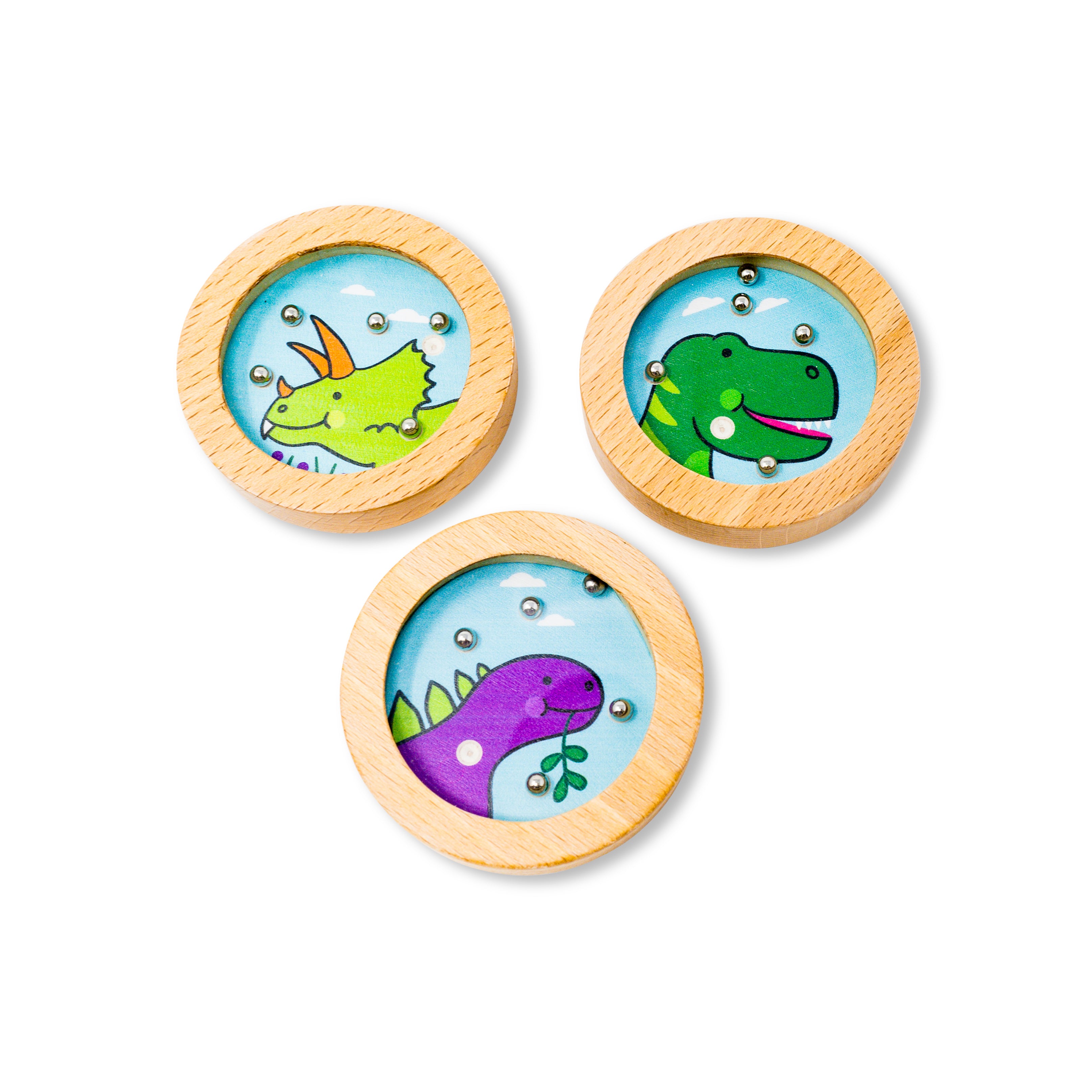 Wooden Puzzlers: Dinosaurs set of 3