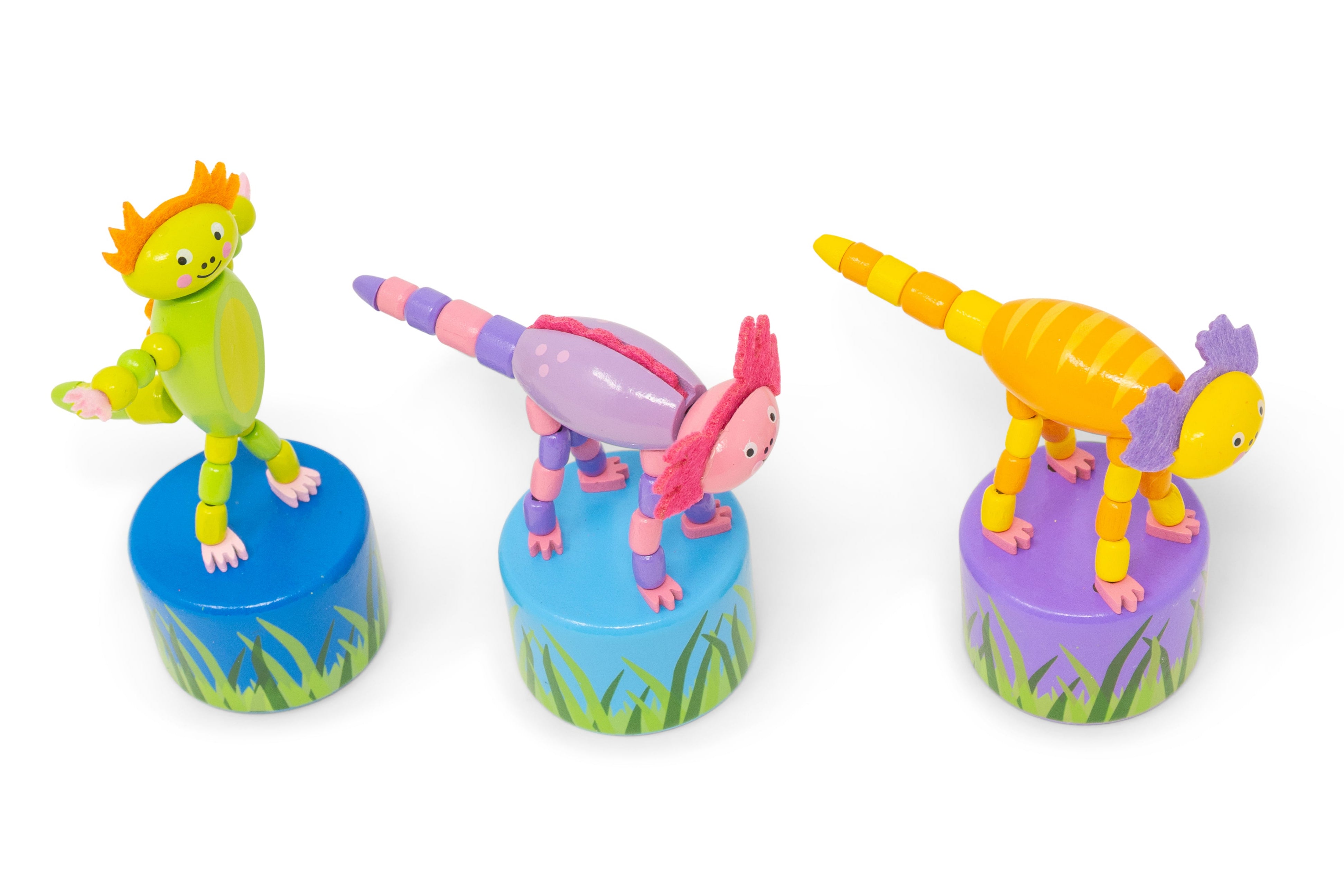 Axolotl Push Puppets - Set of 4