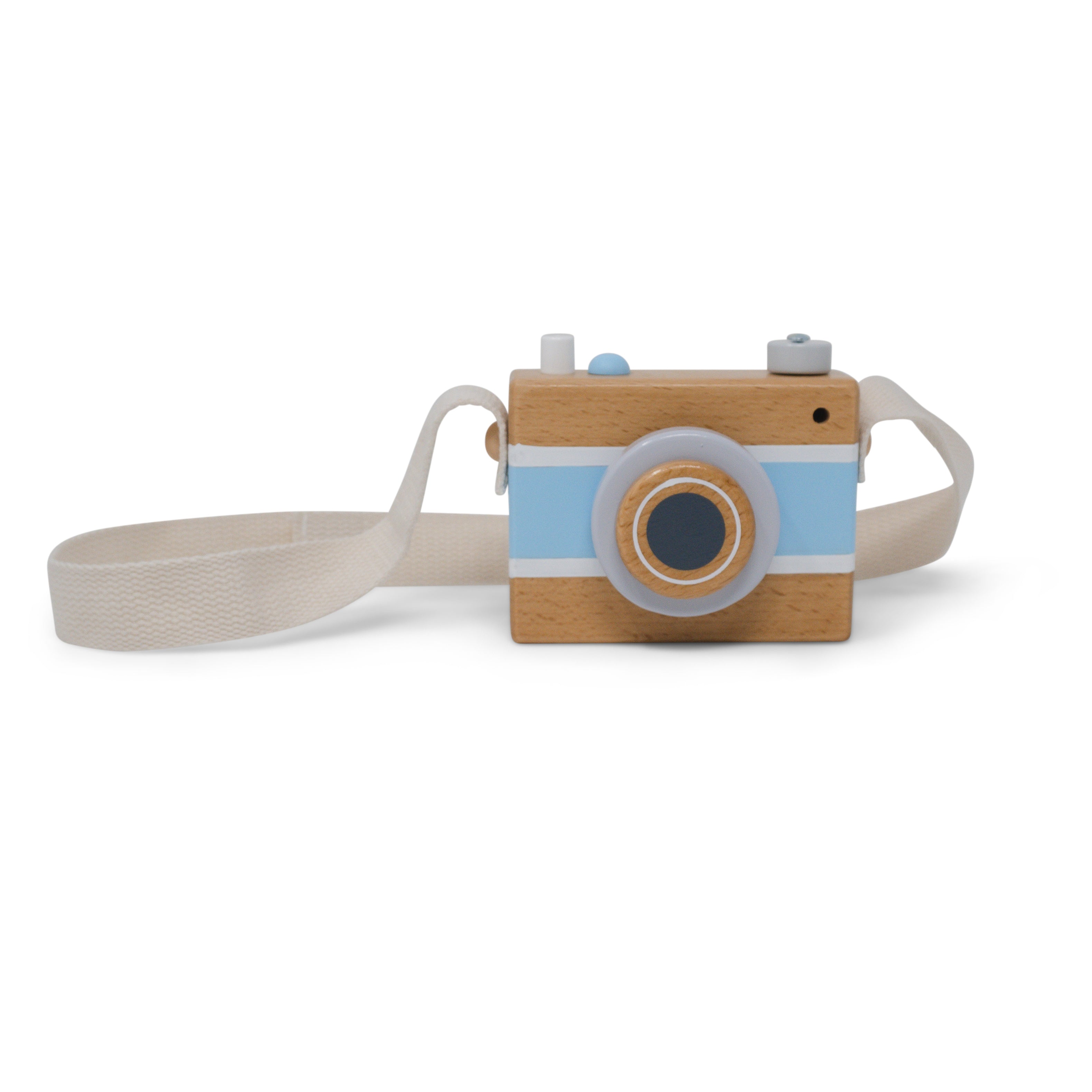 Blue Vintage Camera Music Box