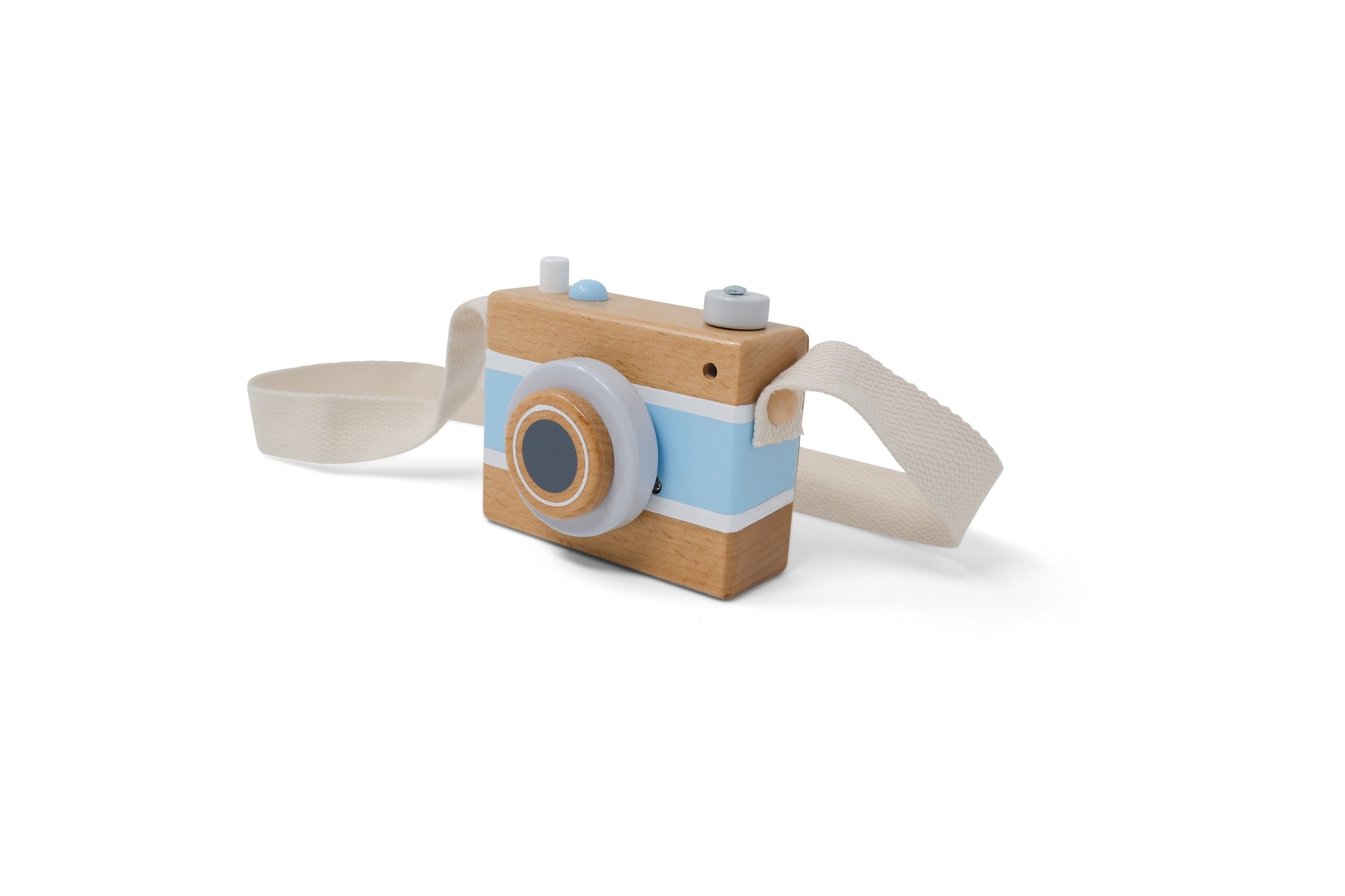 Blue Vintage Camera Music Box