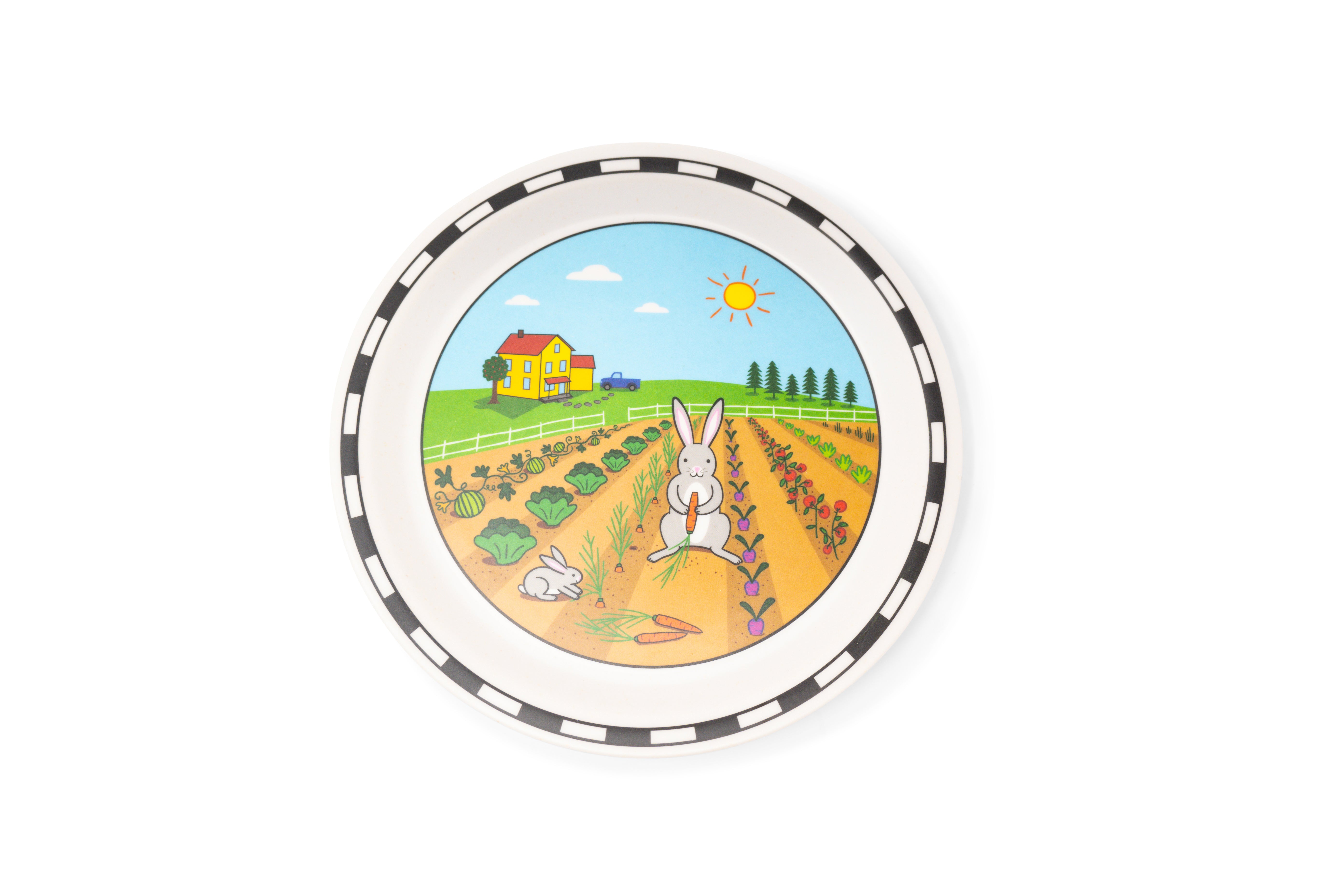 Bamboo Dish Set - Bunnies