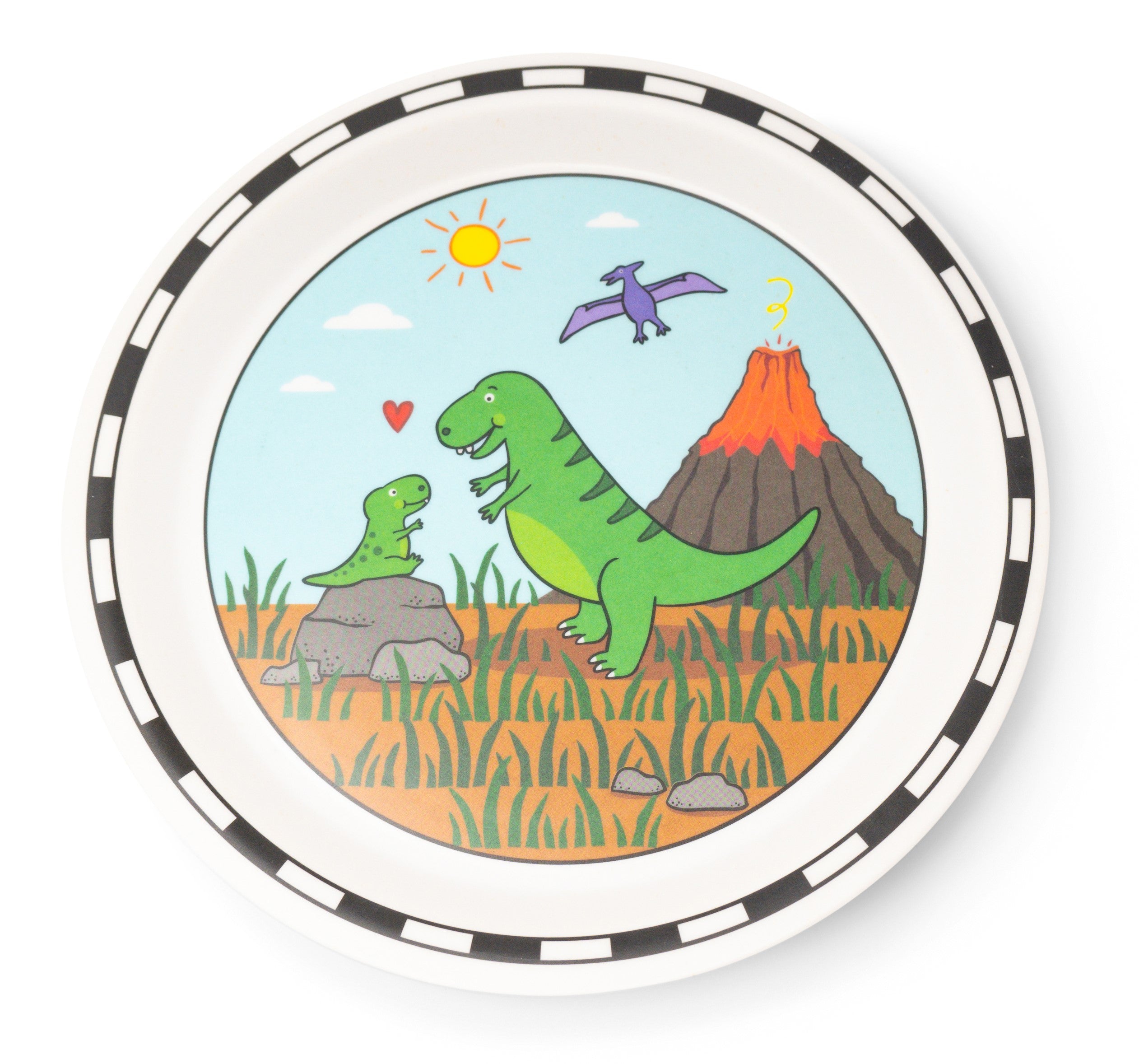 Bamboo Dish Set - Dino