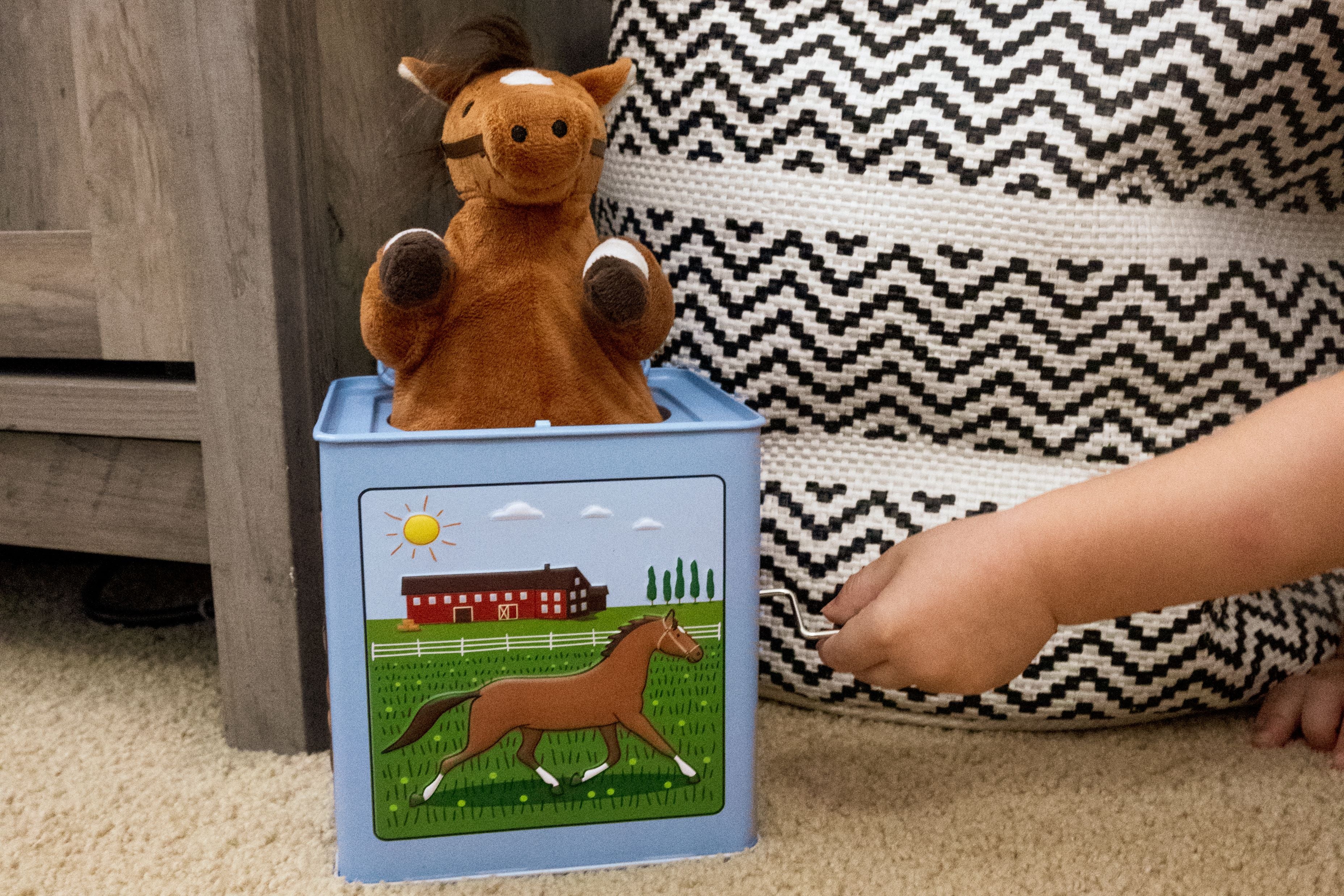Rosie the Racehorse Jack-in-the-Box