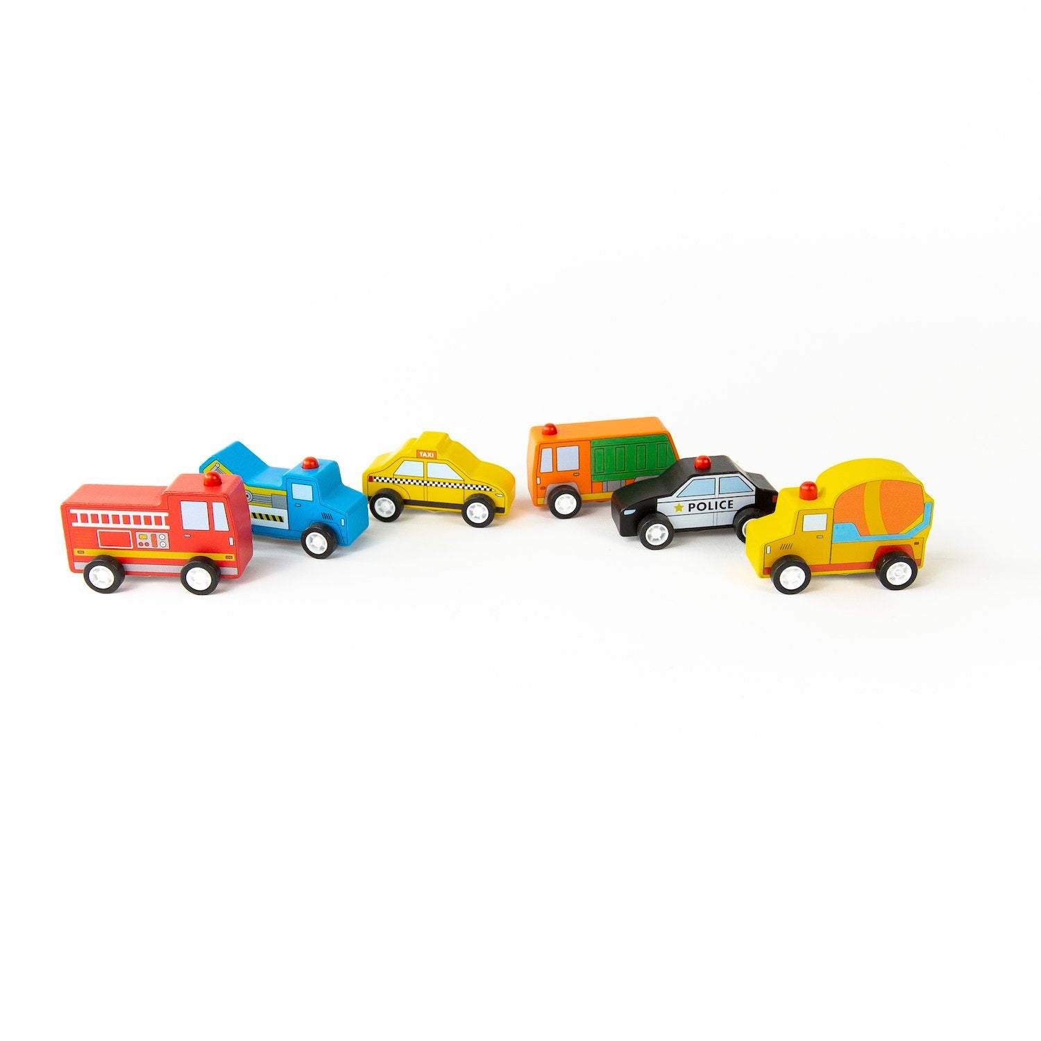 Around Town Cars - Pull Backs Set of 6