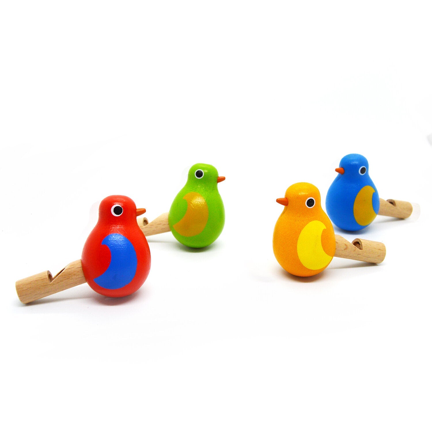 Itty Bitty Bird Whistles - Set of 4