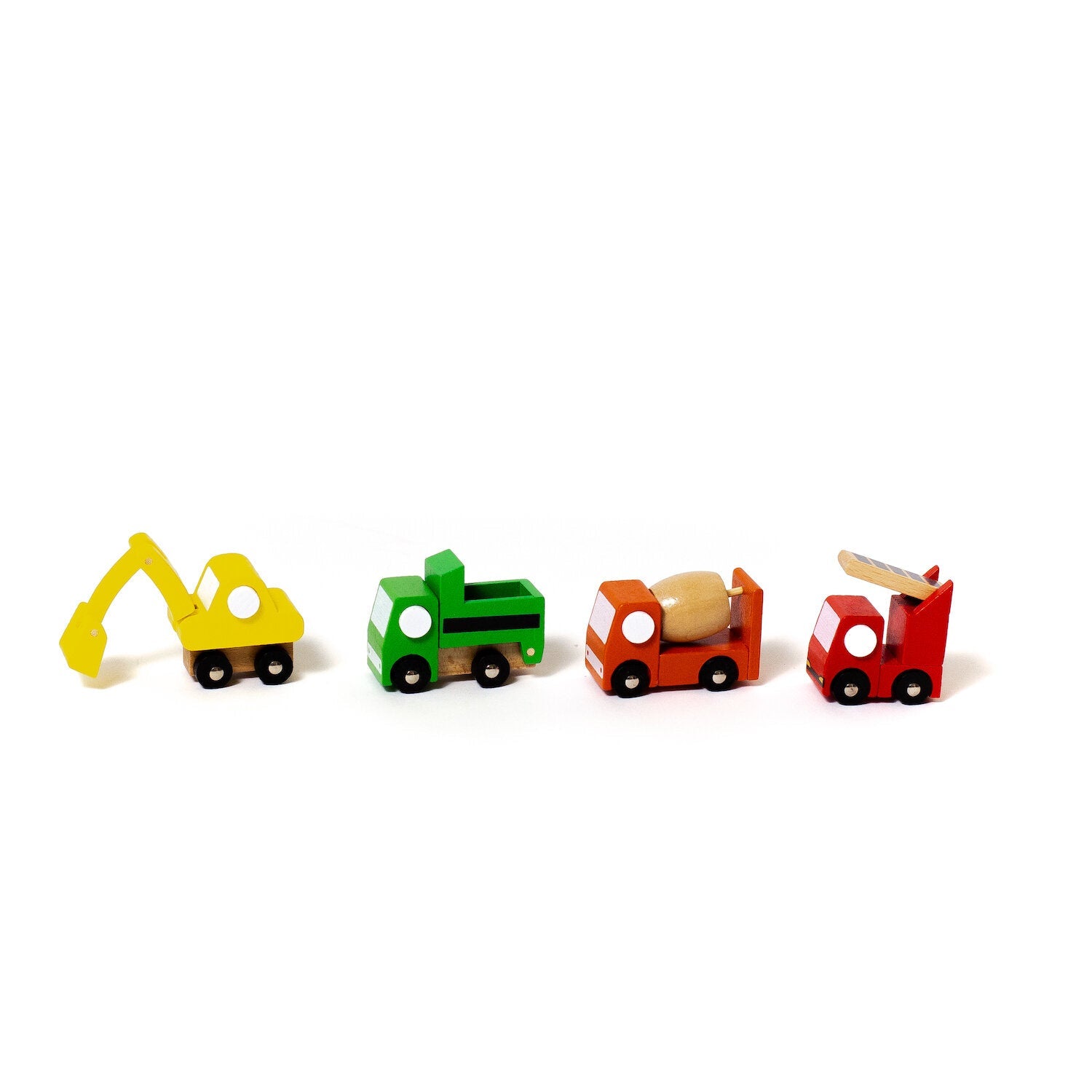 Mini Mover Construction Trucks - Set of 4