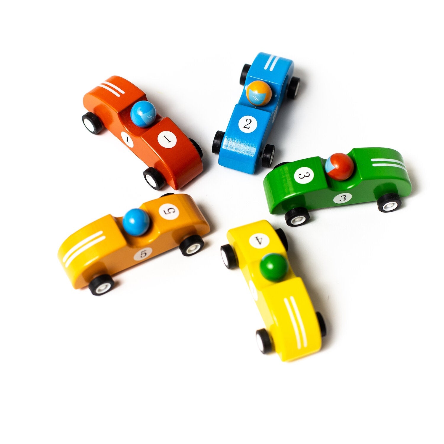 Race Cars - Pull Back Racers Set of 5