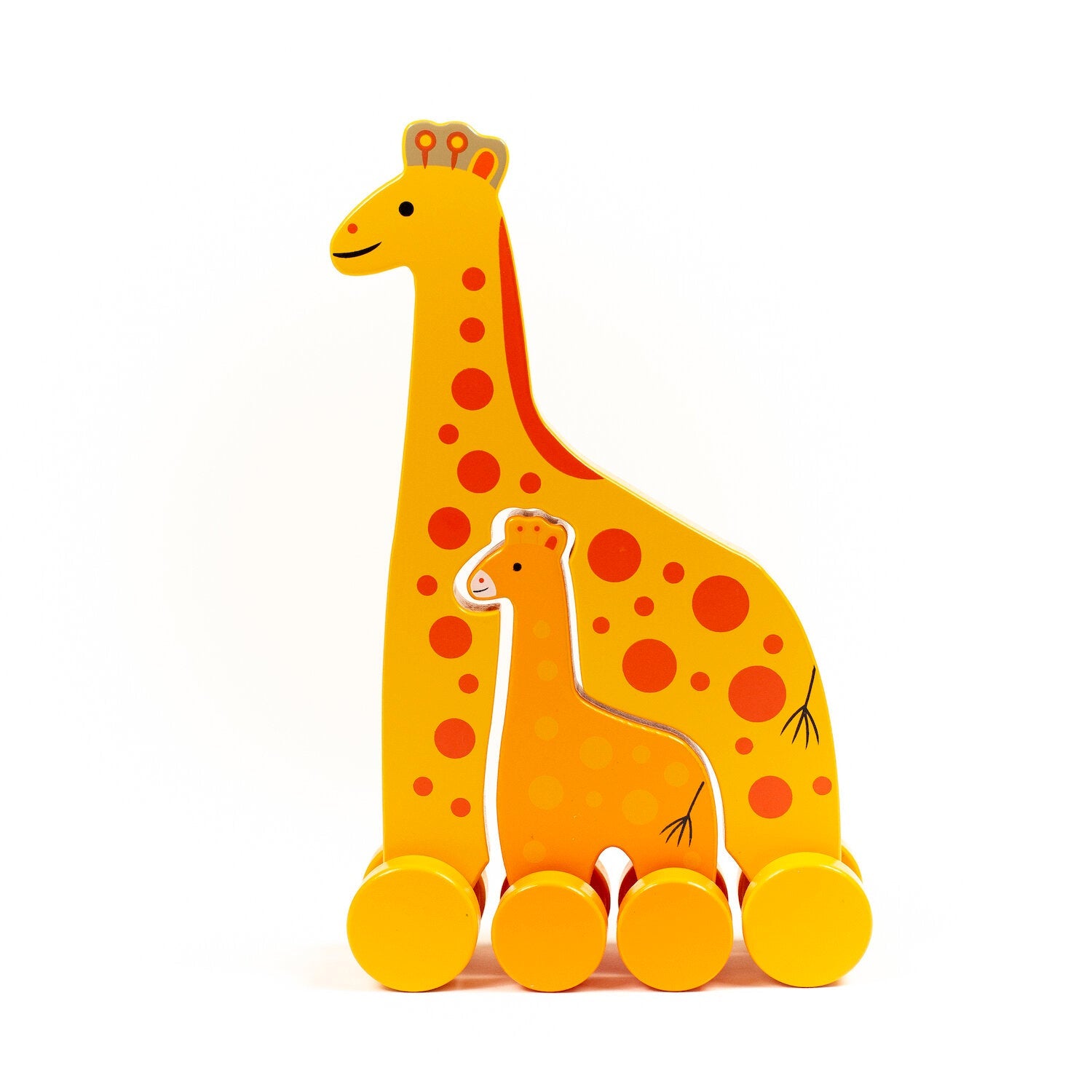 Big & Little Giraffe Push Toy