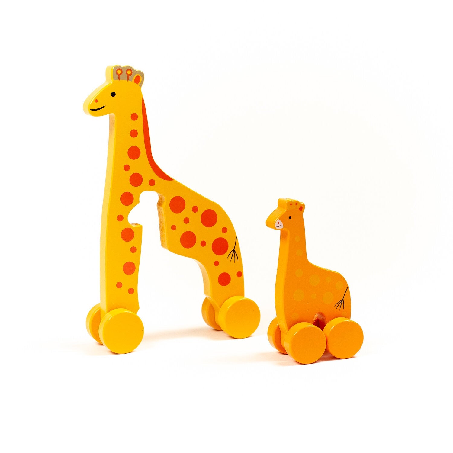 Big & Little Giraffe Push Toy