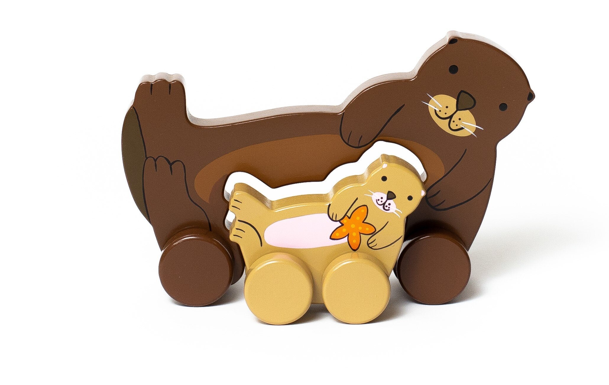 Big & Little Otter - Push Toy