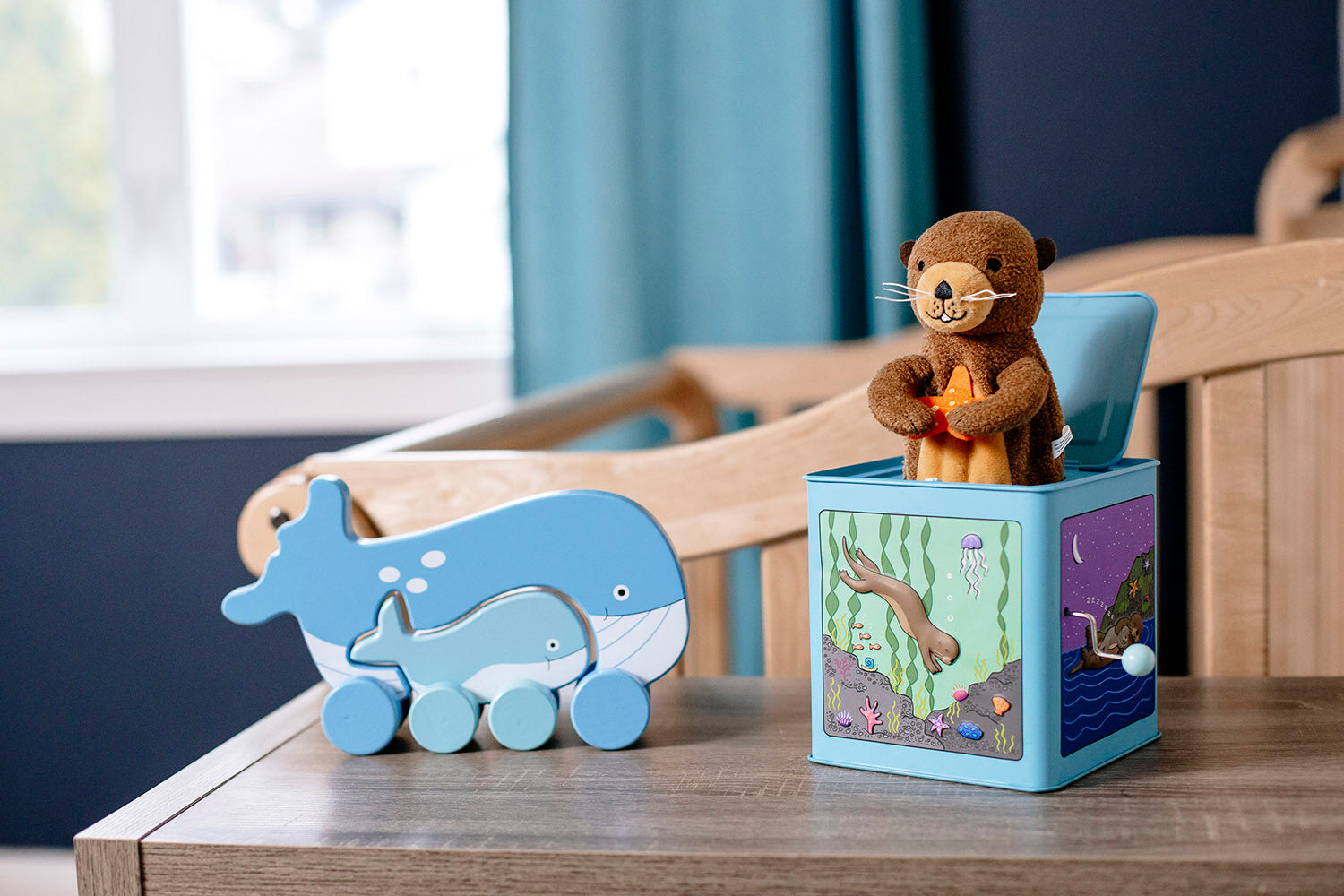 Sea Otter Jack-in-the-Box