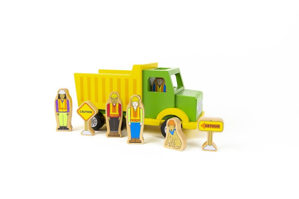 Construction Crew Magnetic Truck