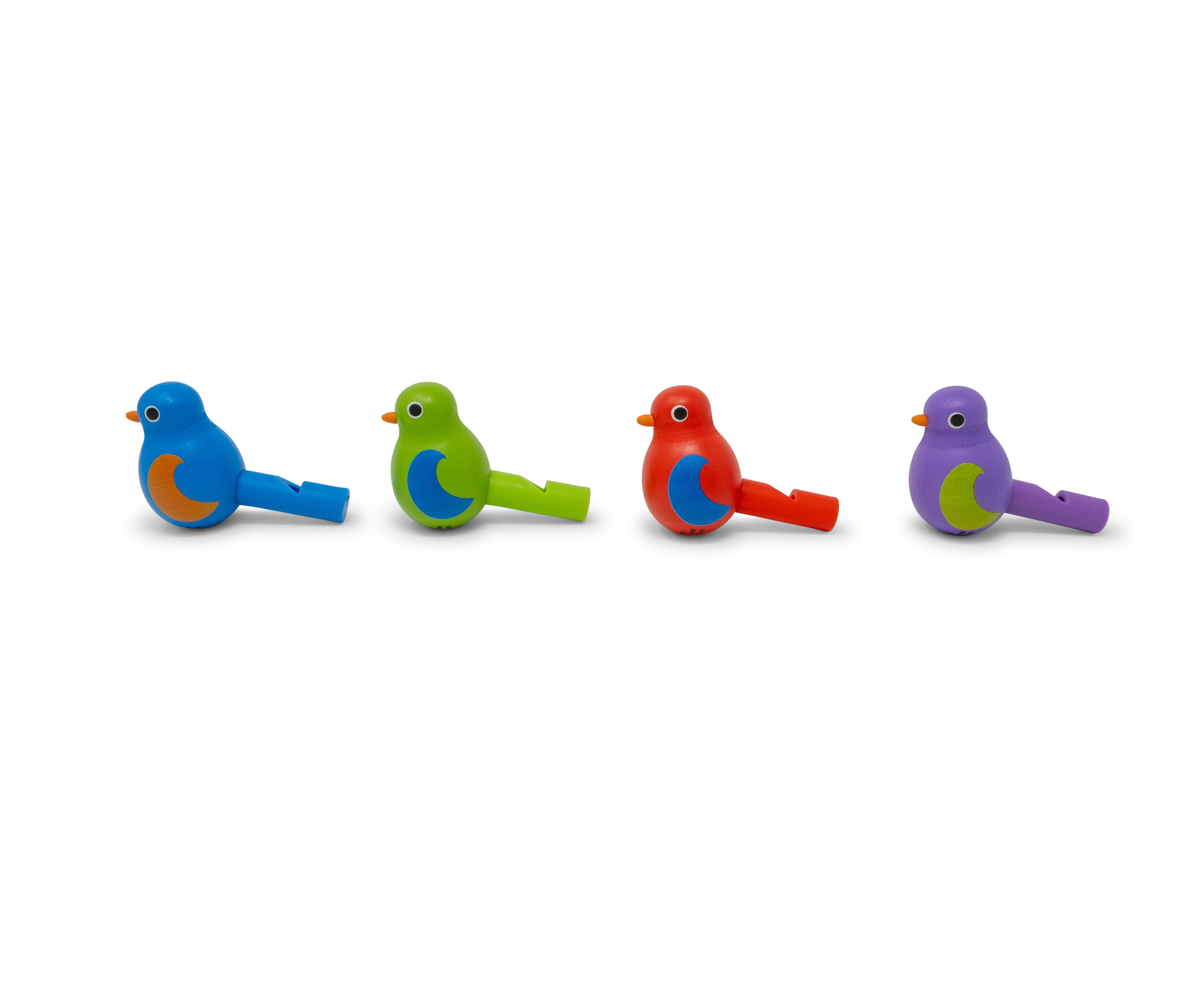 Itty Bitty Bird Whistles - Set of 4