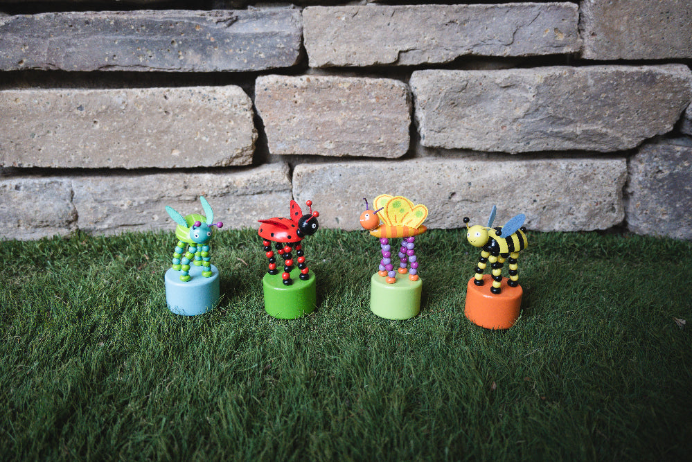 Bug Push Puppets - Set of 4