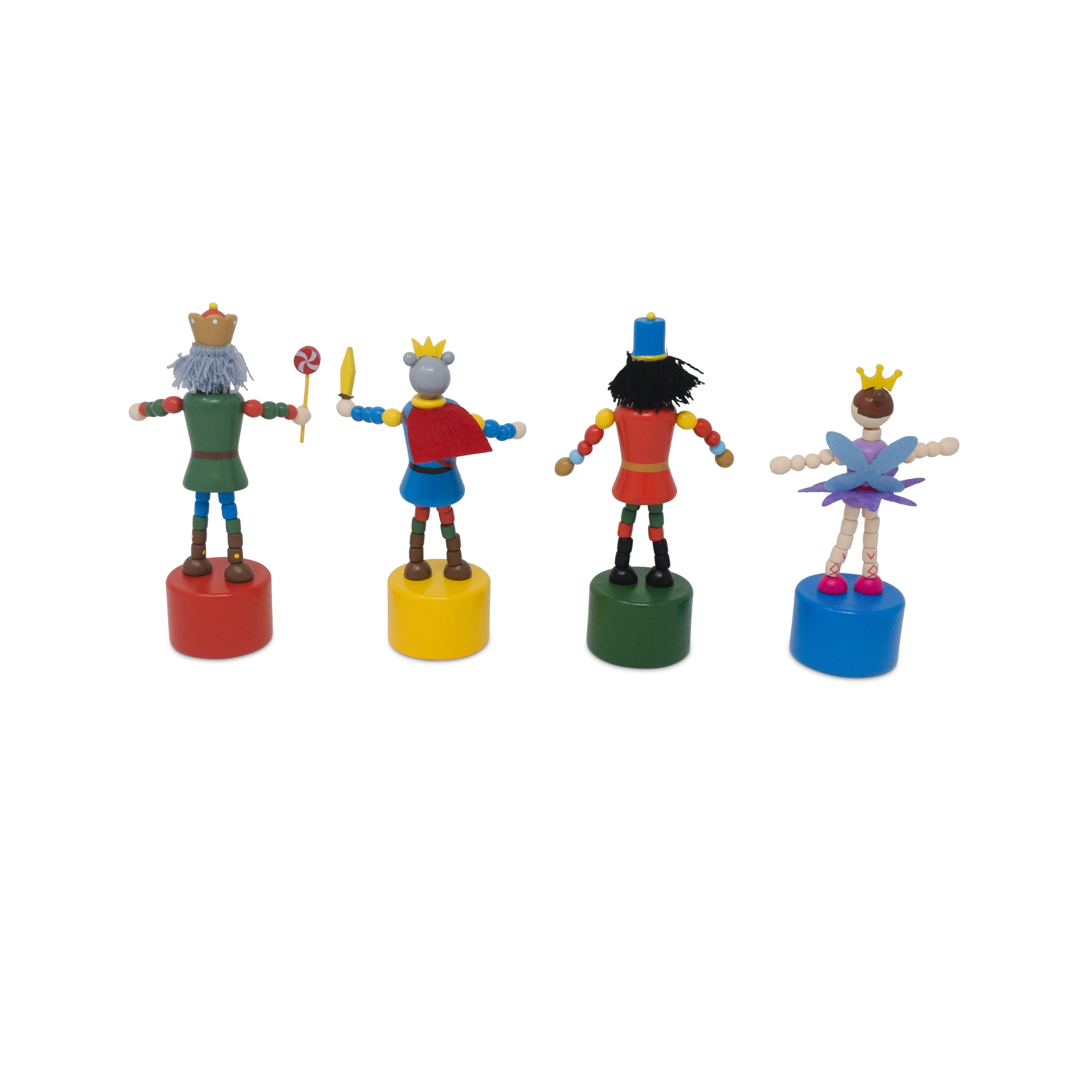 Nutcracker Push Puppets - Set of 4