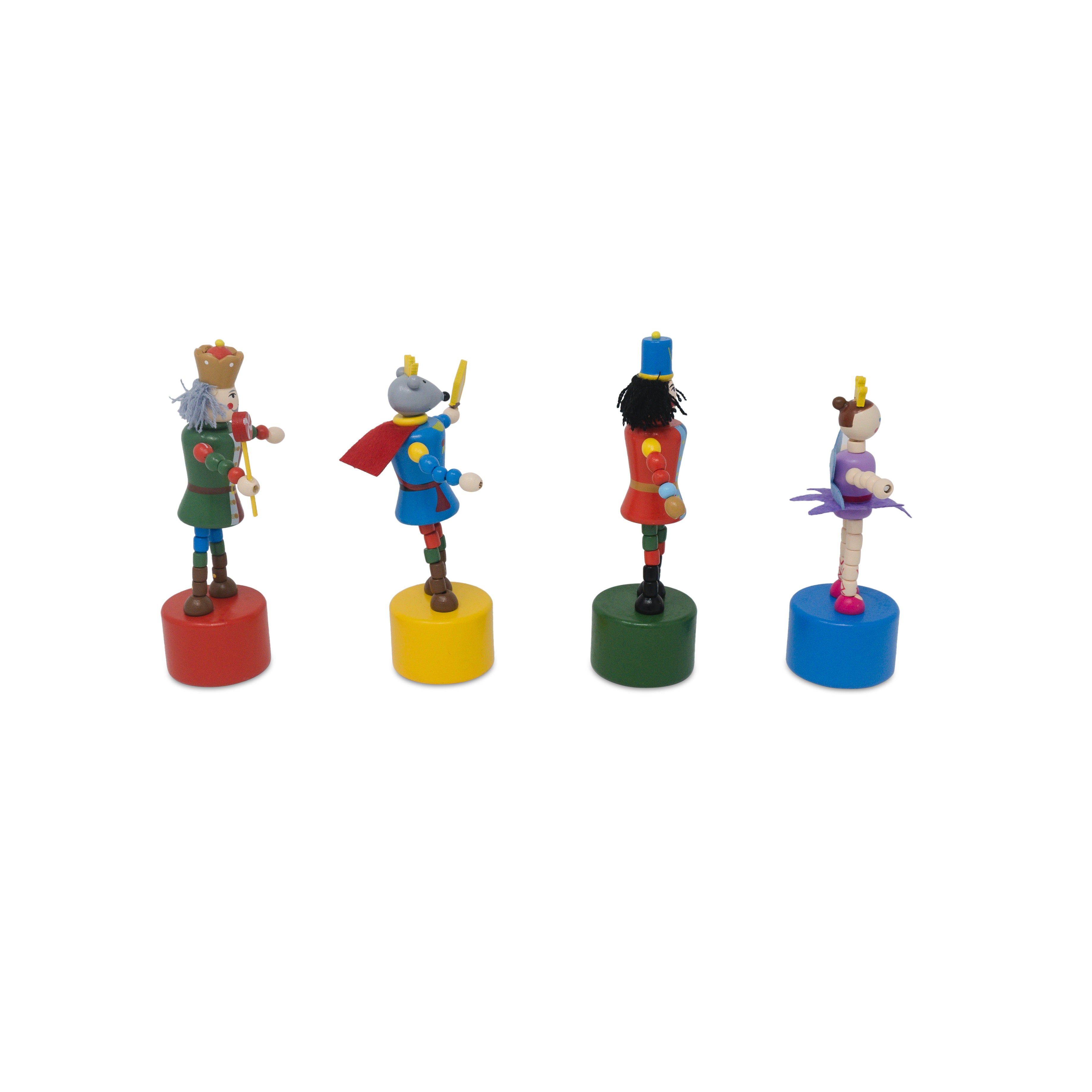 Nutcracker Push Puppets - Set of 4