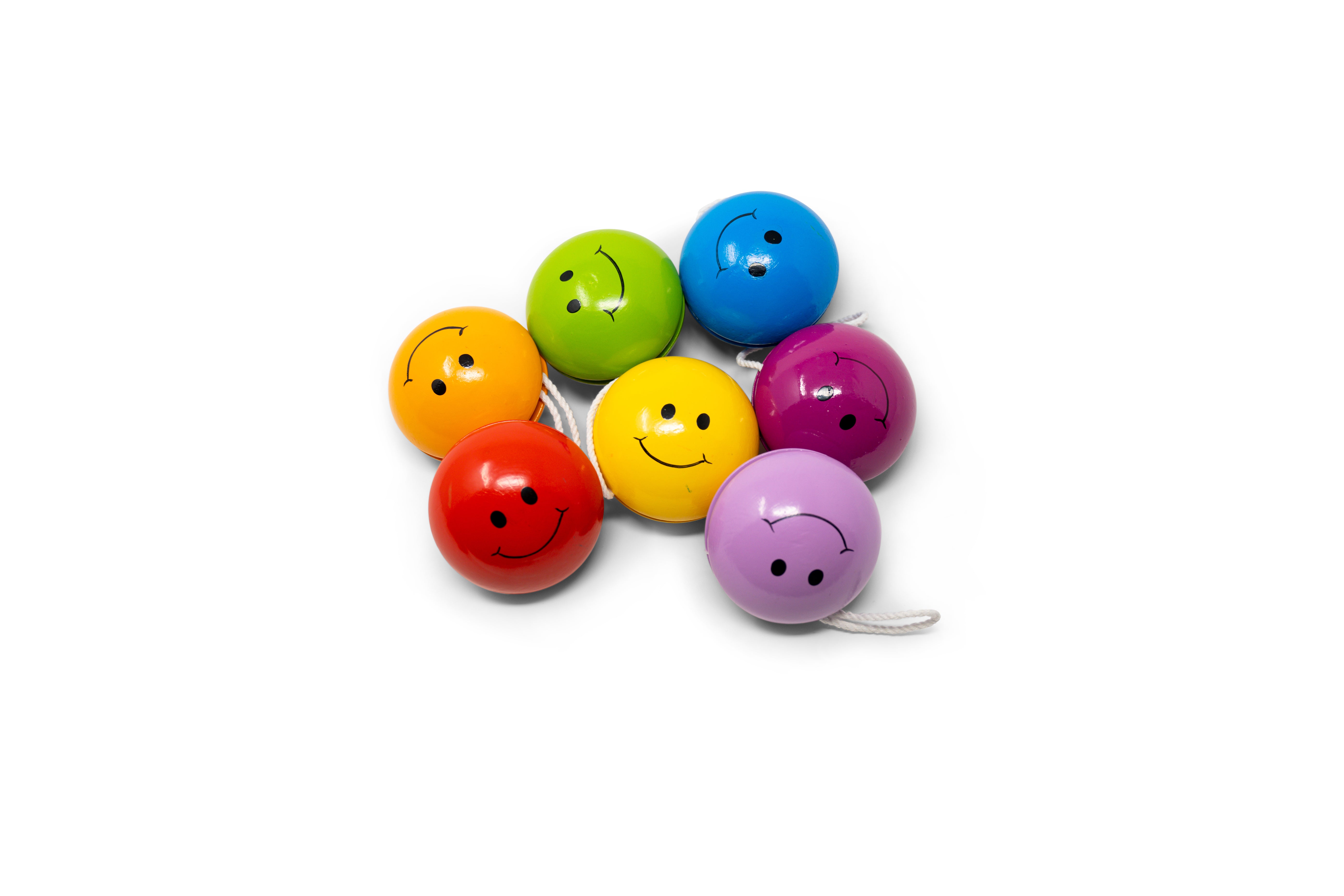 Happy Rainbow Yo-yos set of 7