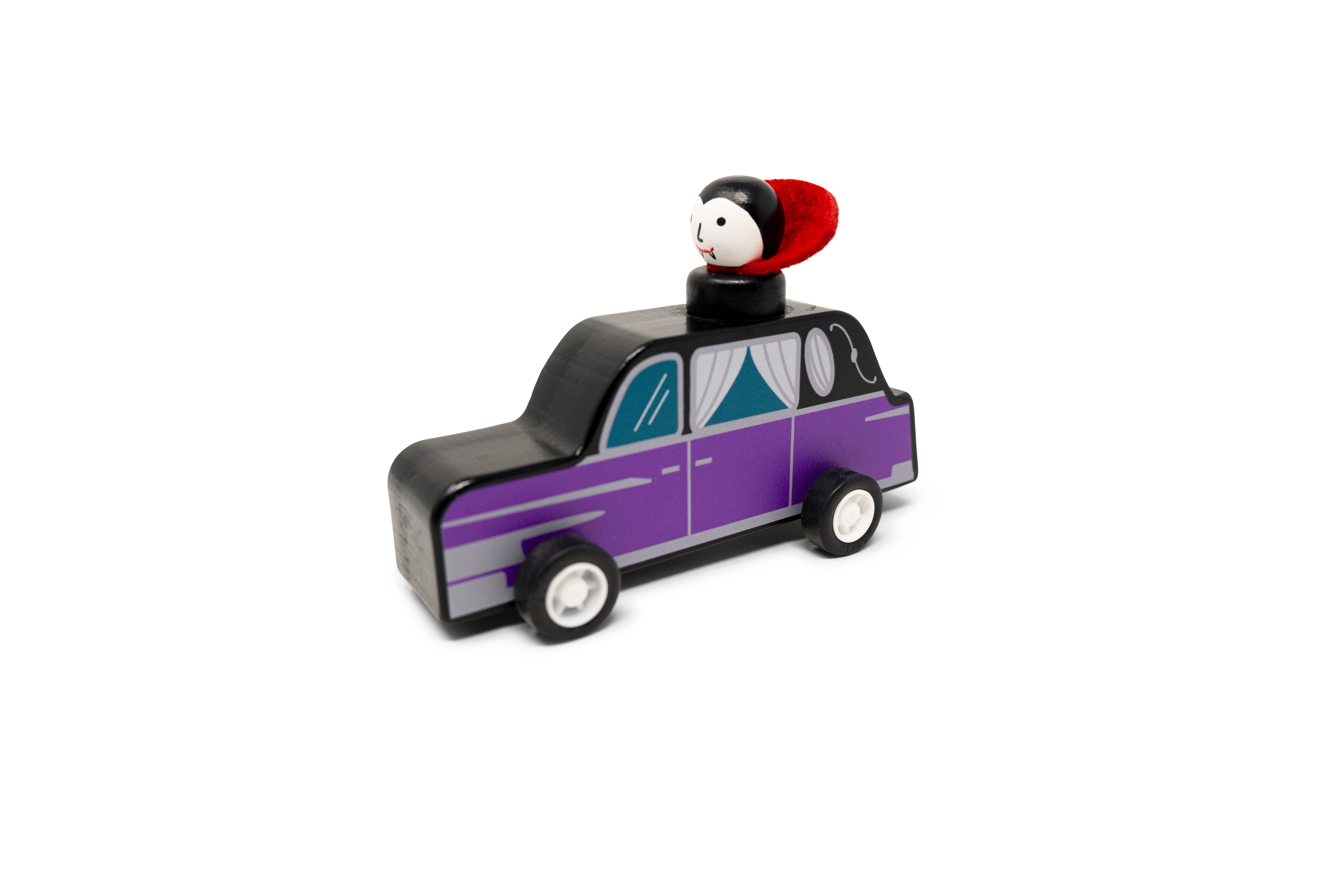 Spooky Friends in Pullback Hearses - Set of 3