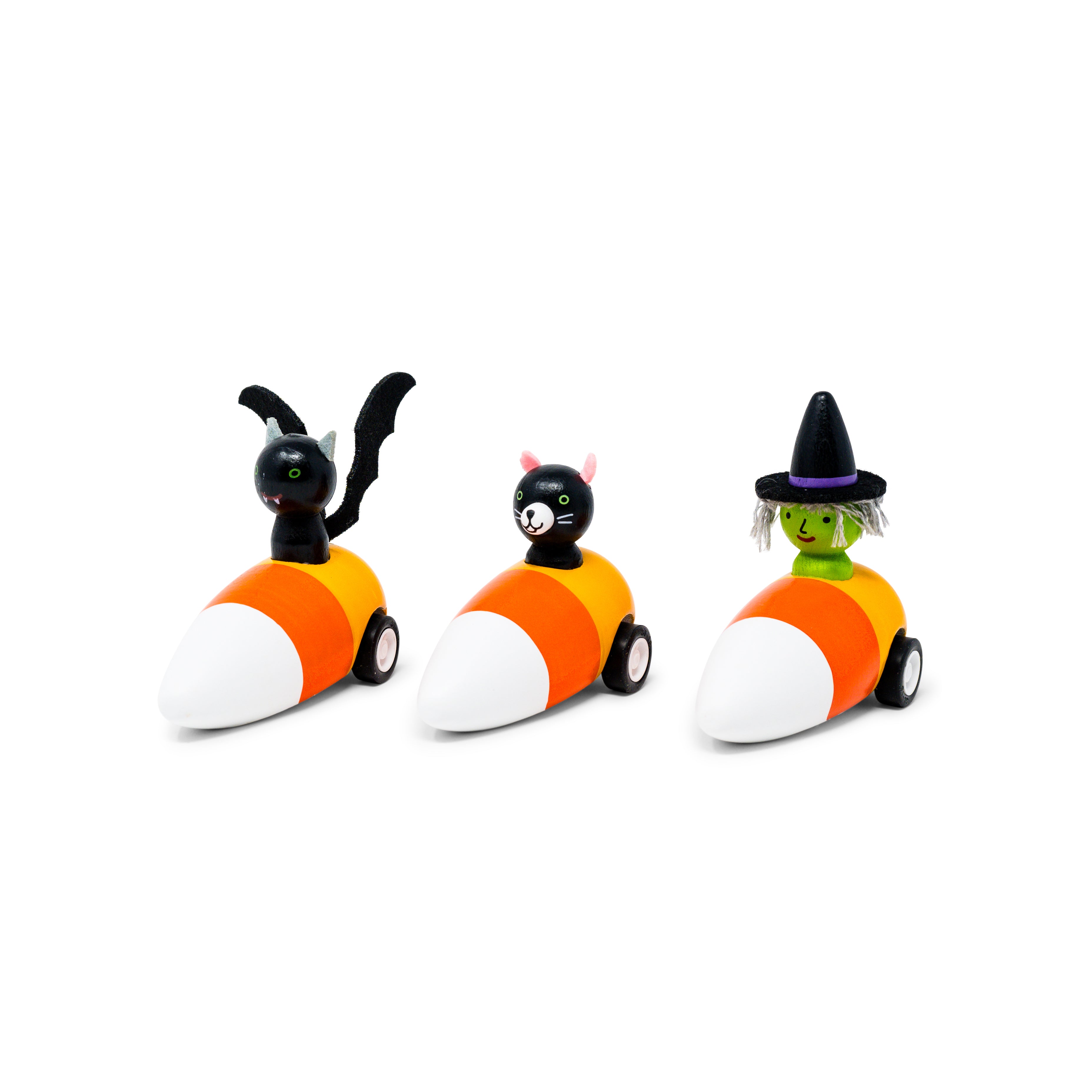 Spooky Pullbacks in Candy Corn Cars- Set of 3