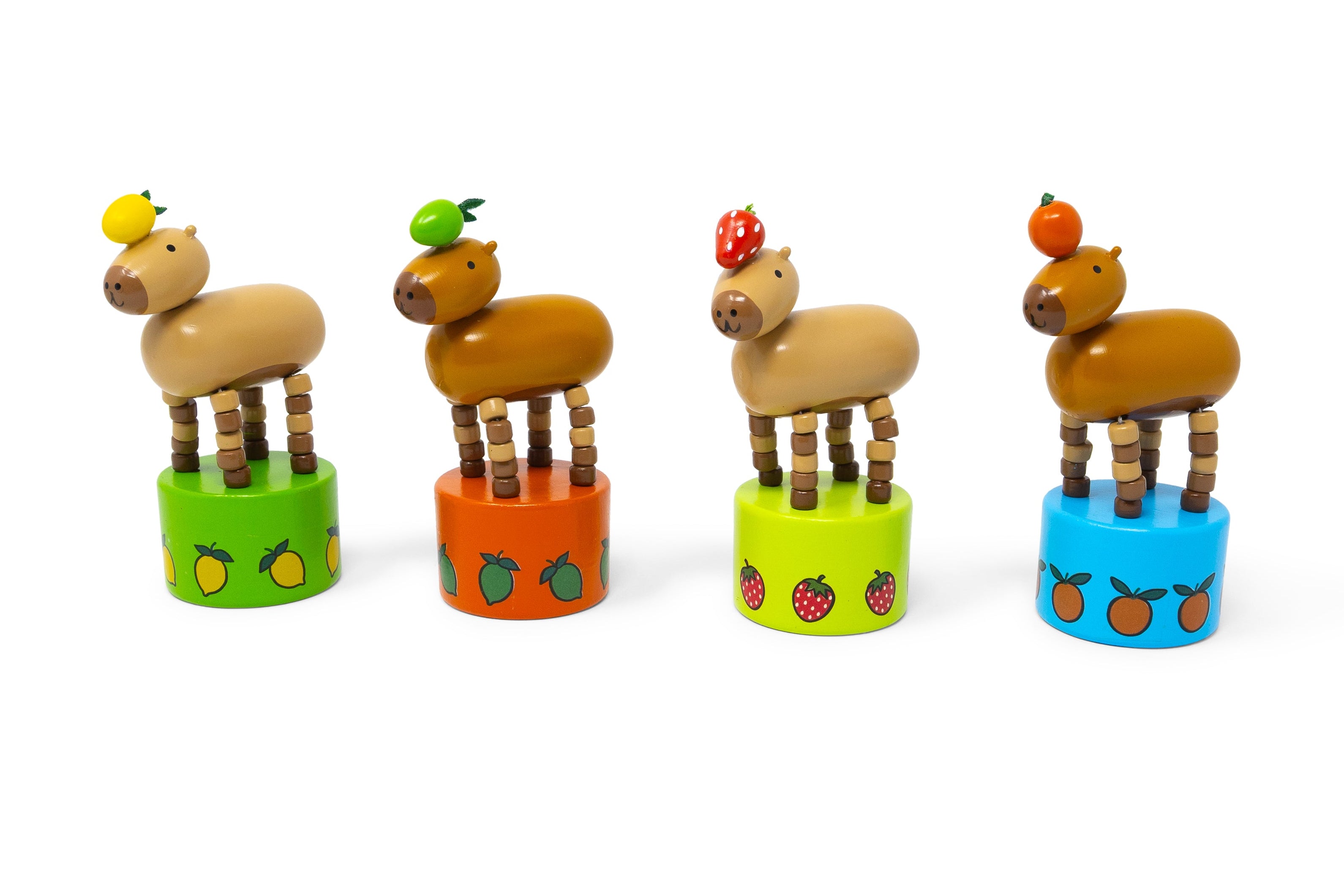 Capybara Push Puppets - Set of 4