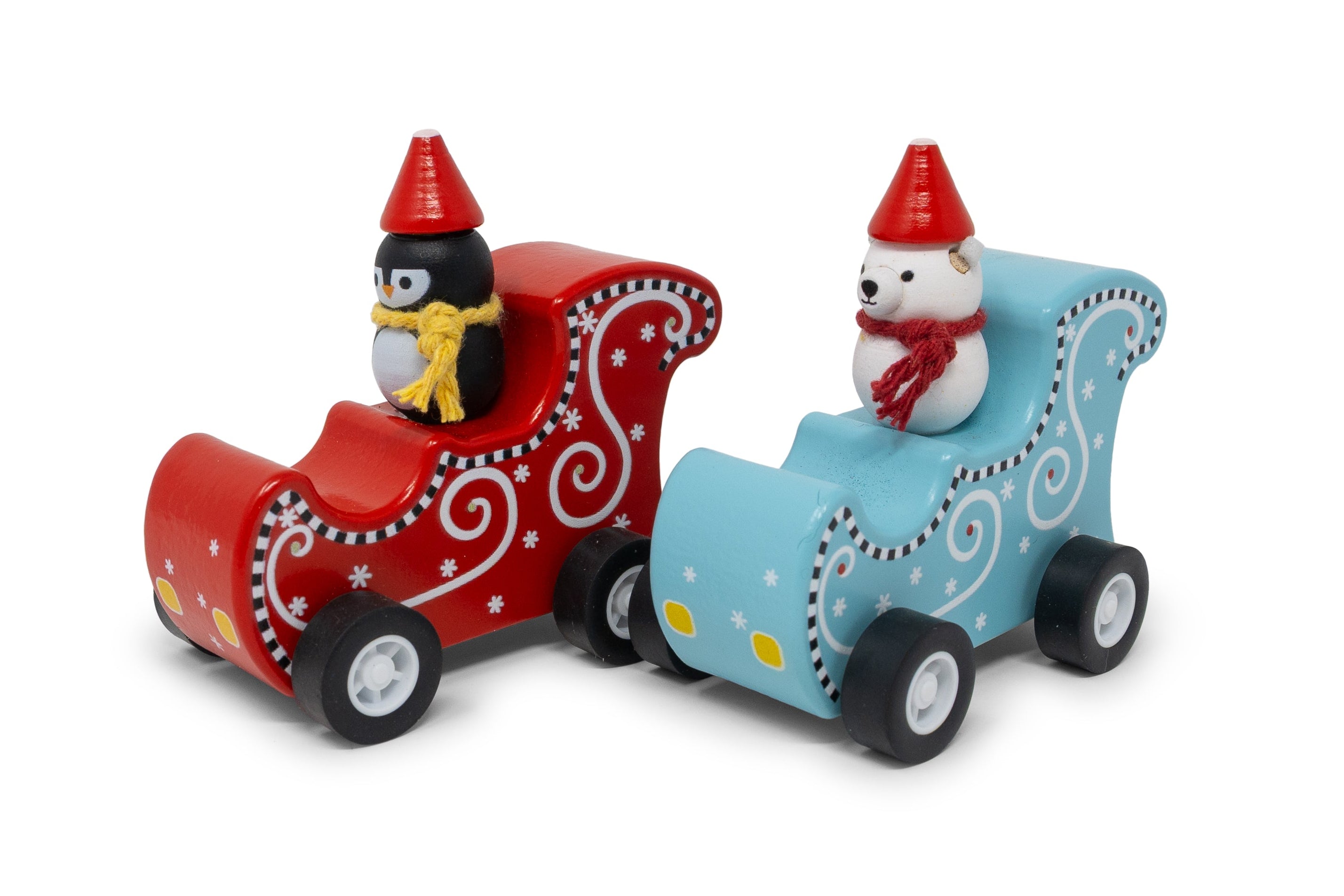 Penguin and Polar Bear Pullbacks - Set of 2