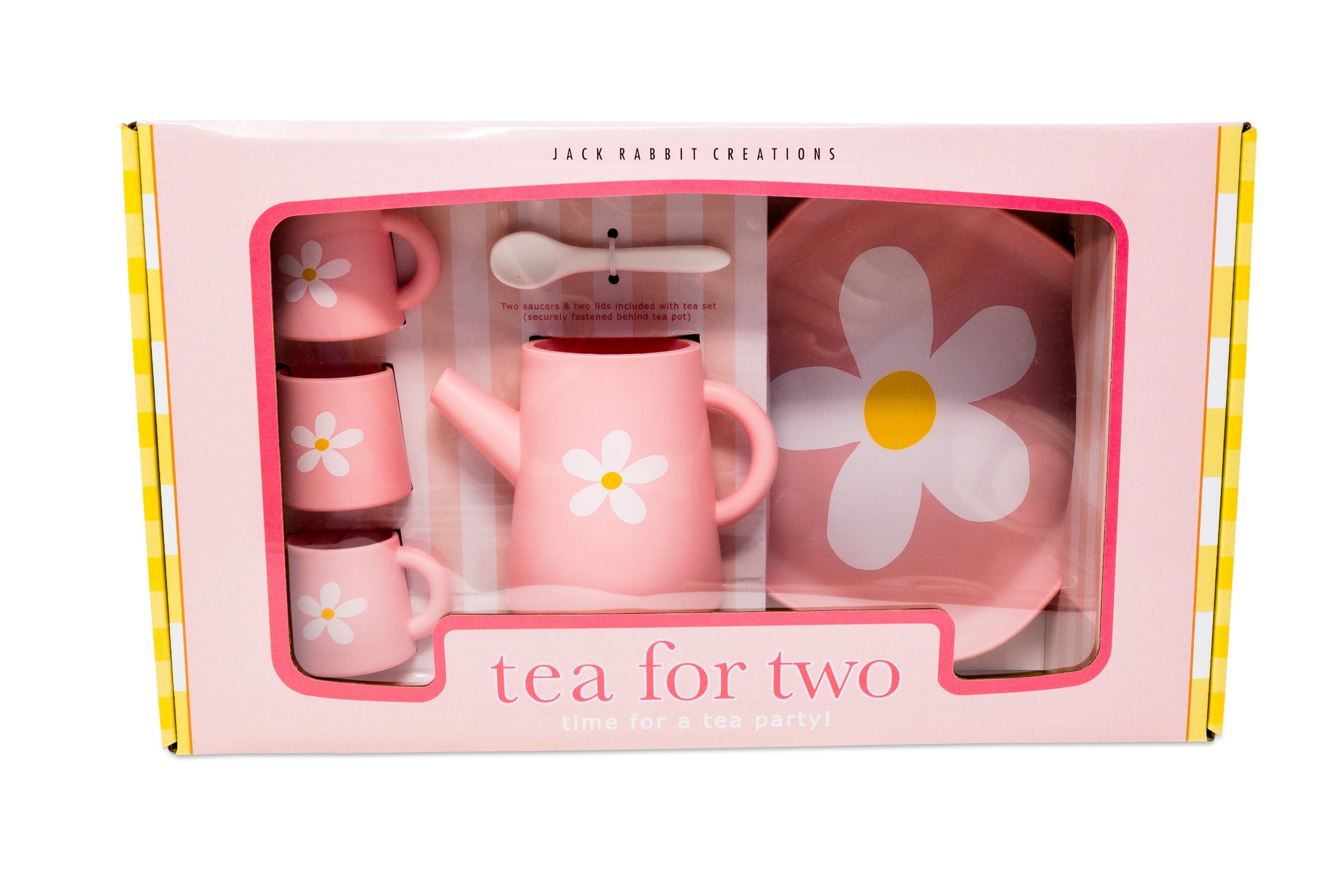 Pink Silicone Tea Set: Flower Power