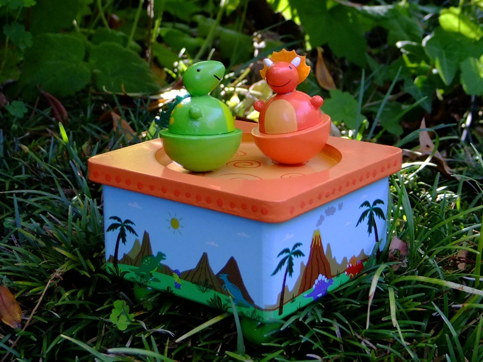 Dancing Dino Music Box