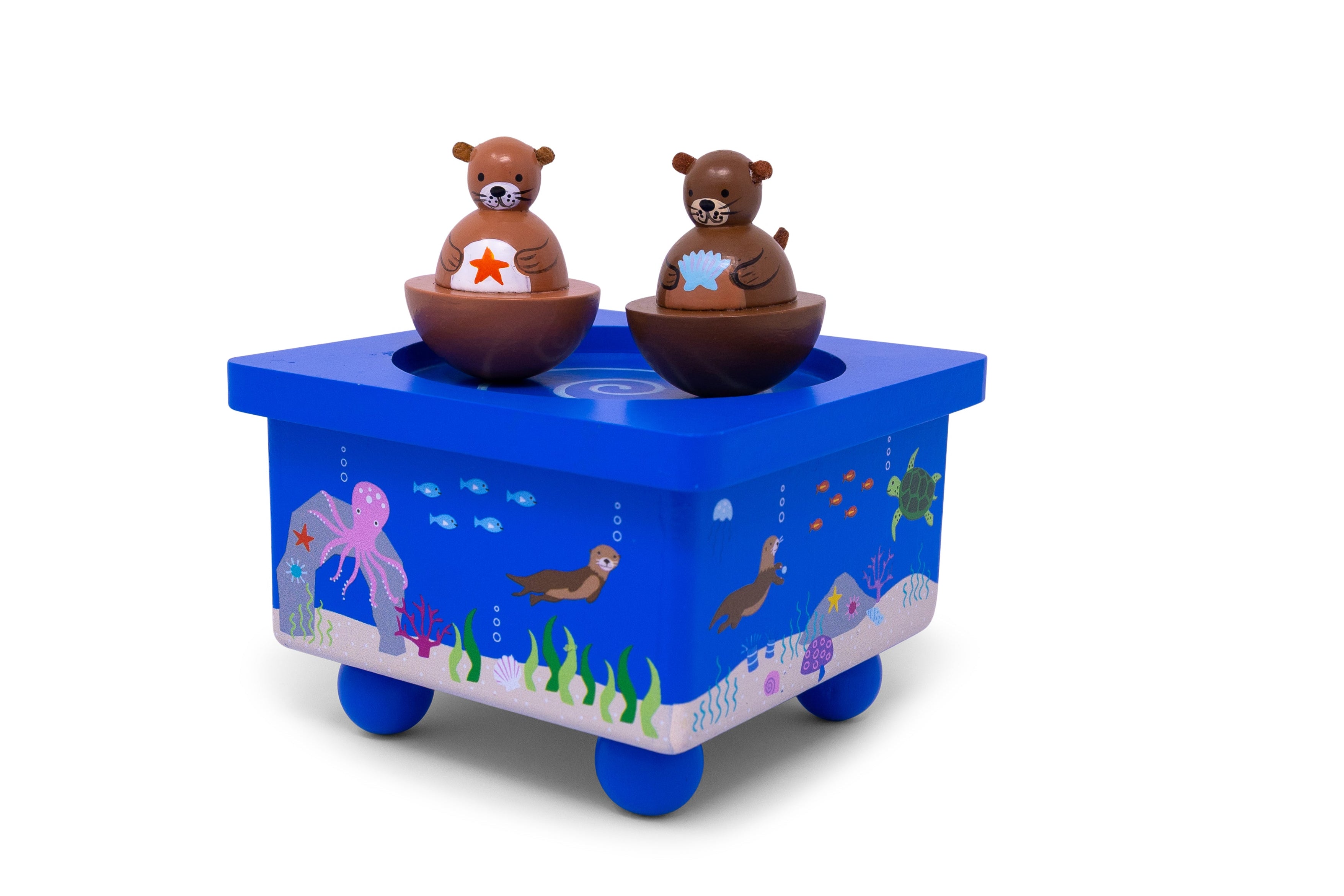 Dancing Otters Music Box