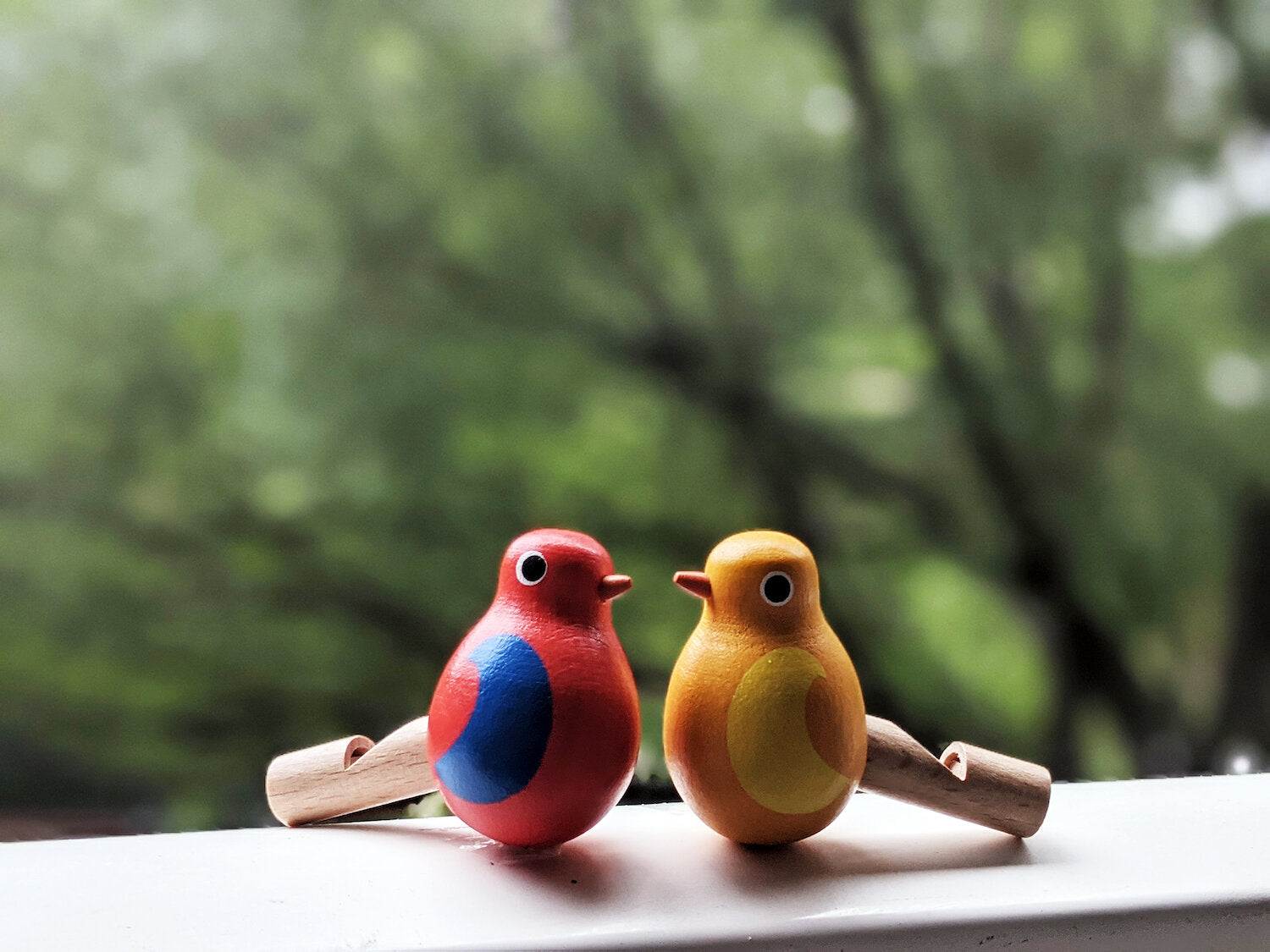 Itty Bitty Bird Whistles - Set of 4