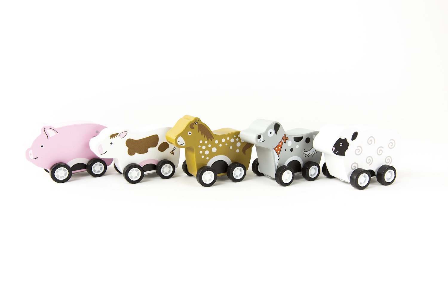 Barnyard Friends - Pull Backs Set of 5
