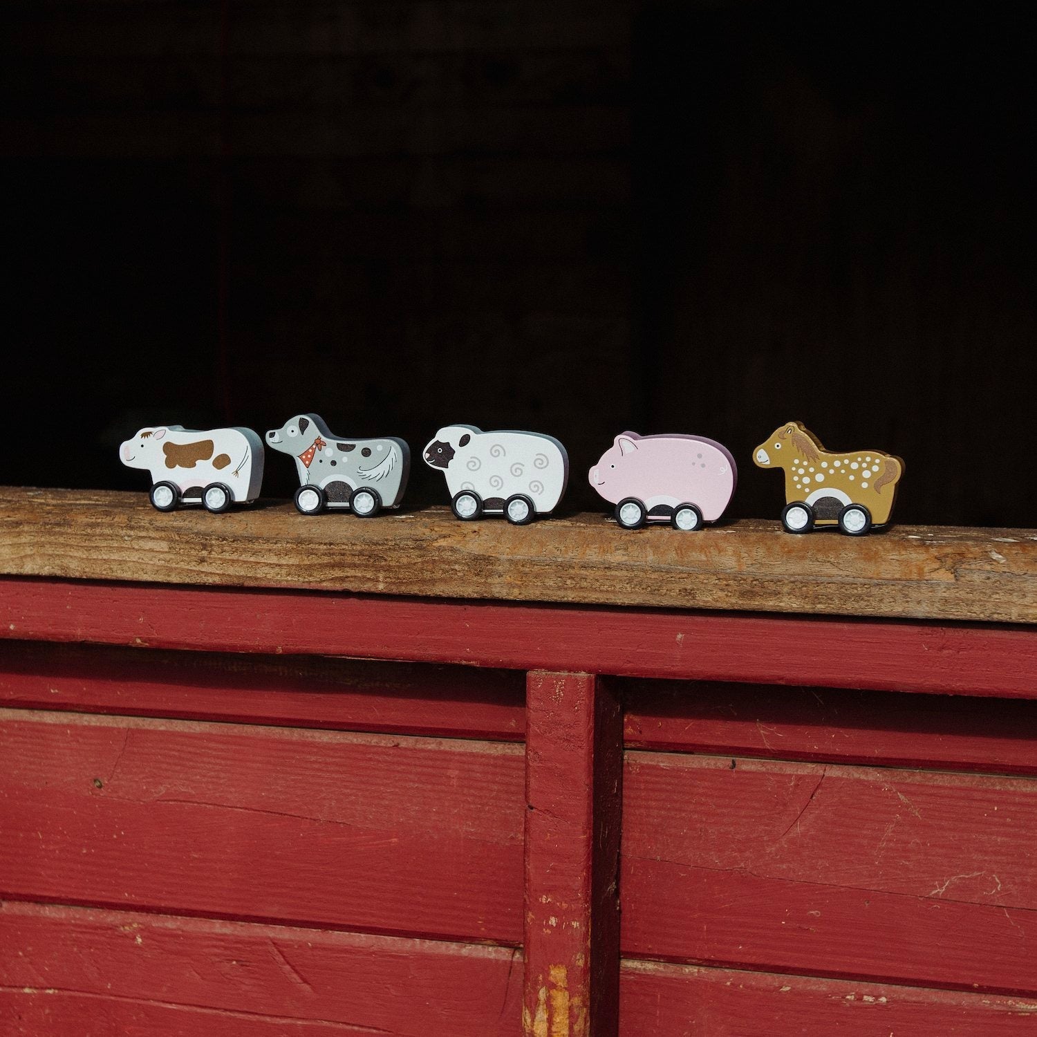 Barnyard Friends - Pull Backs Set of 5