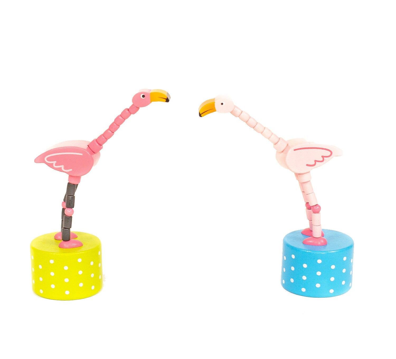 Flamingo Push Puppets - Set of 2