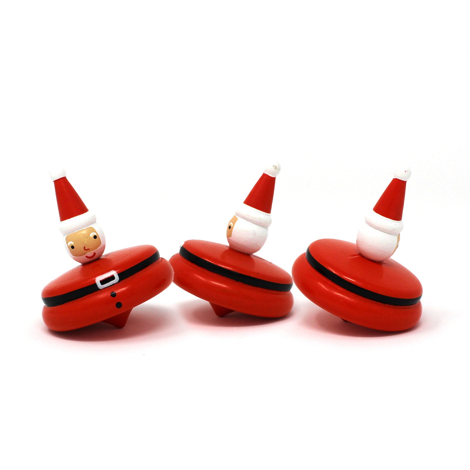 Santa Spinners - Set of 3