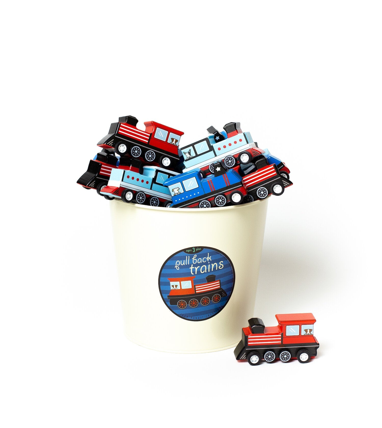 Trains - Pull Backs Set of 3