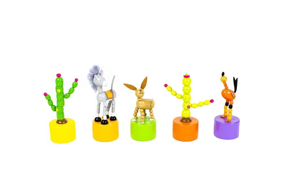 Desert Friends Push Puppets - Set of 5