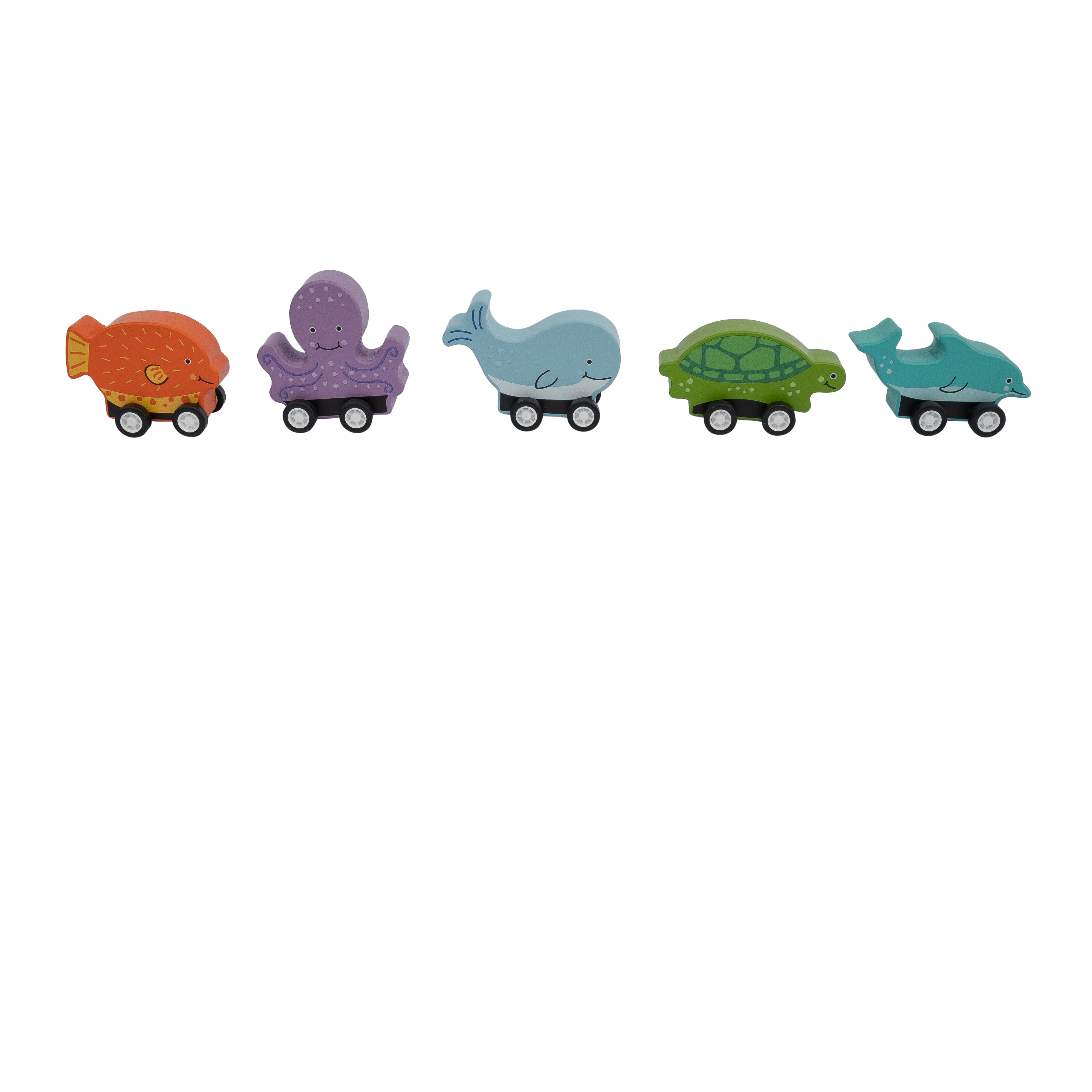 Pull-Back Ocean Creatures set of 5