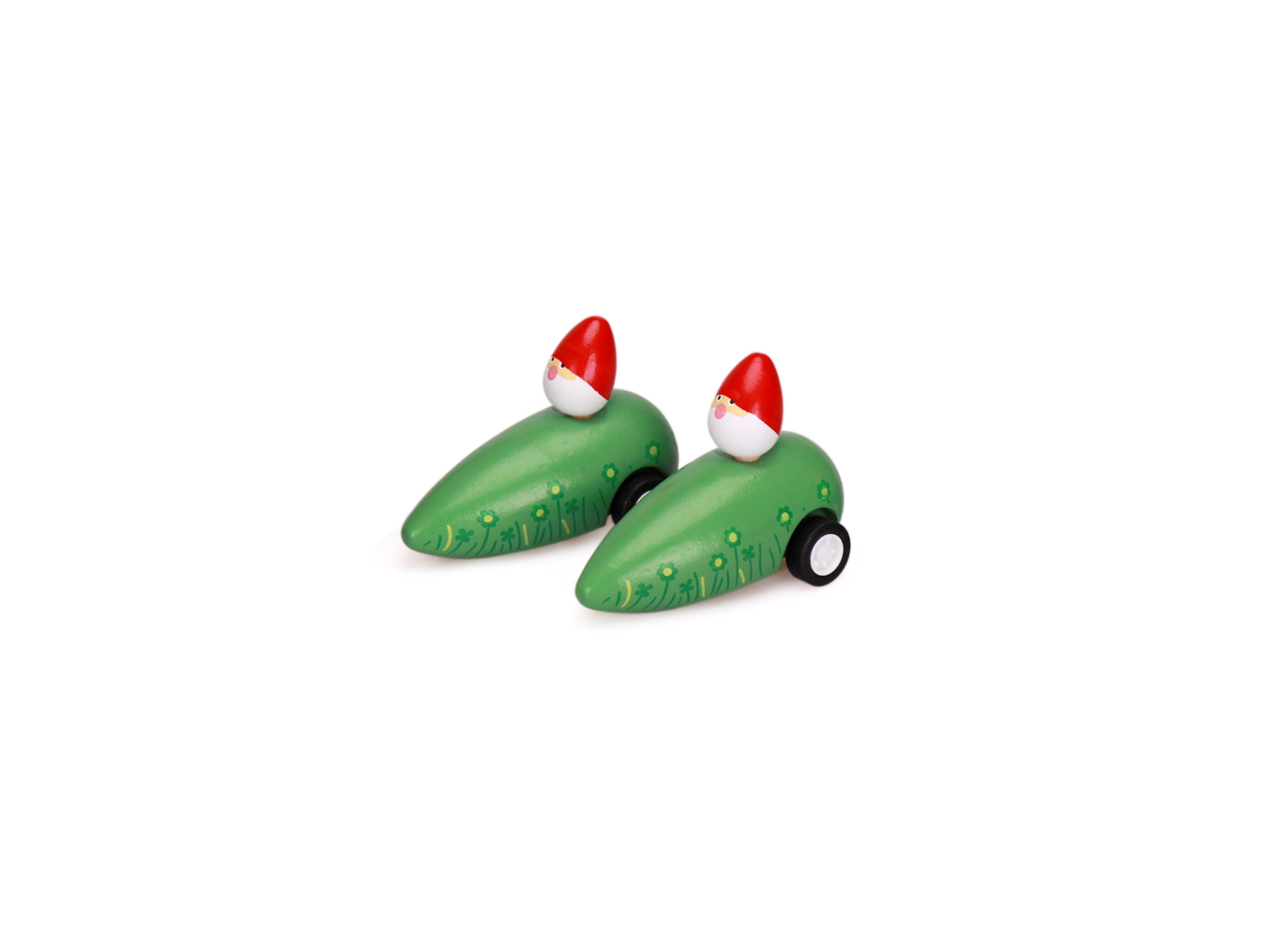 Garden Gnome Pull Backs set of 2