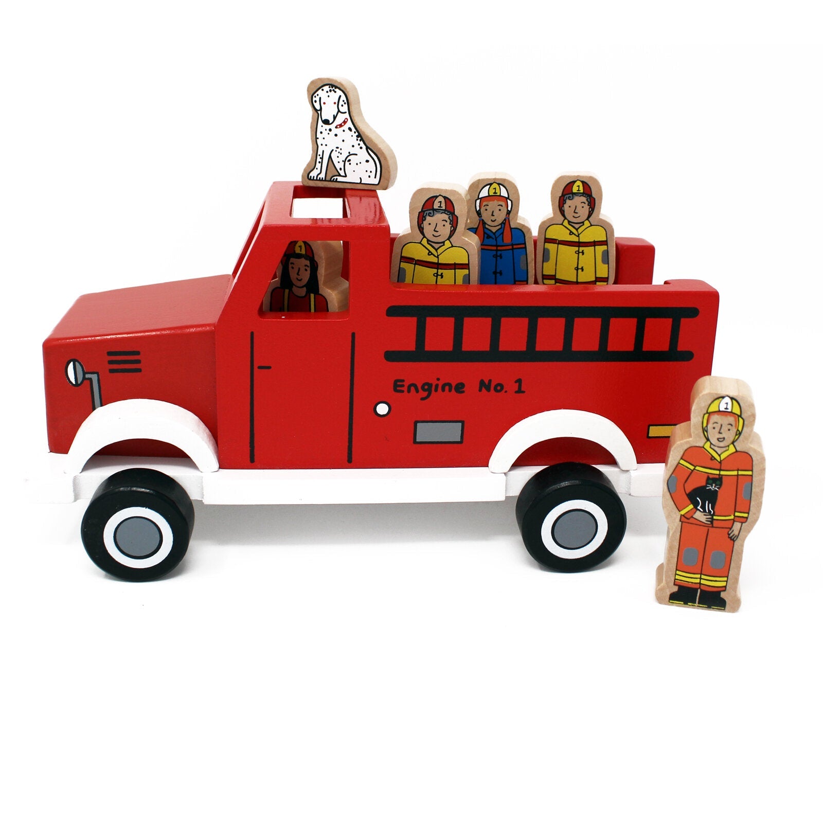 Fire truck toy sales box