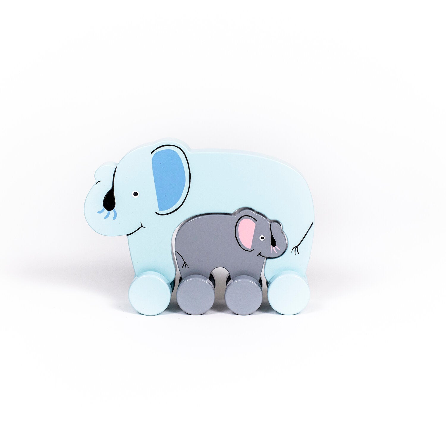 Big And Small Elephant Cartoon