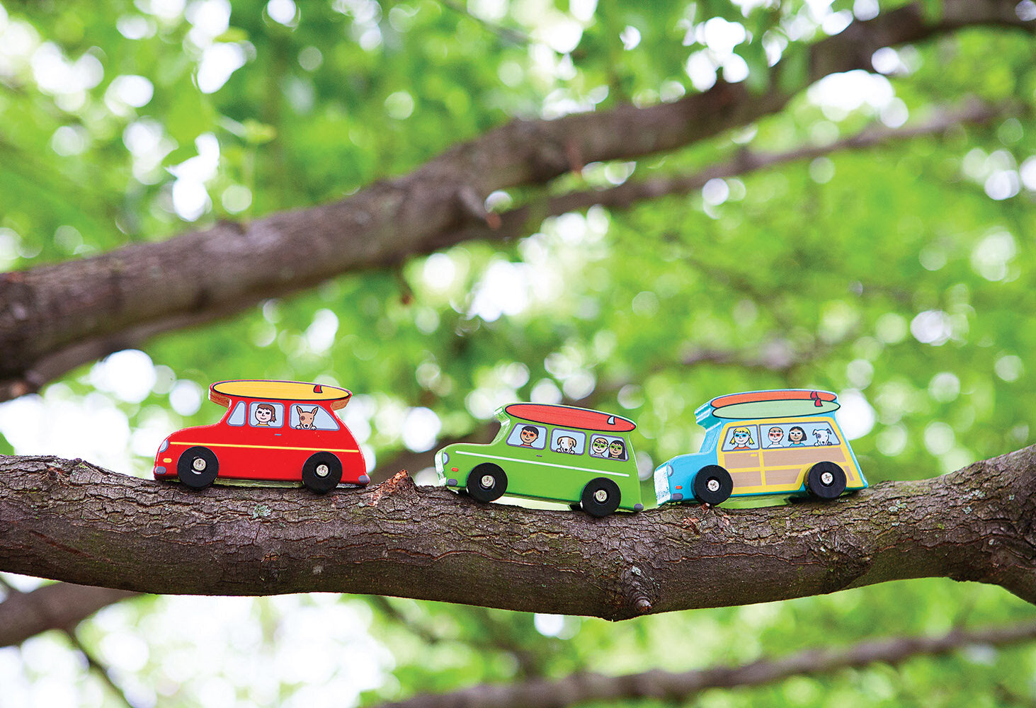 Pullback Surfer Vans - Set of 3